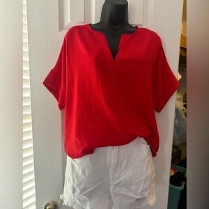 Red Zenana top airflow size small